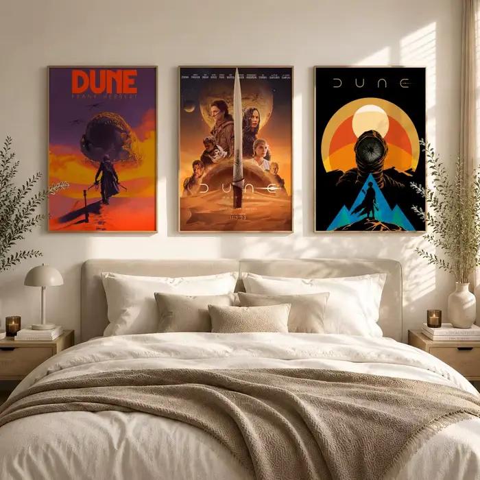 Affiche de film science-fiction Dune Part 2