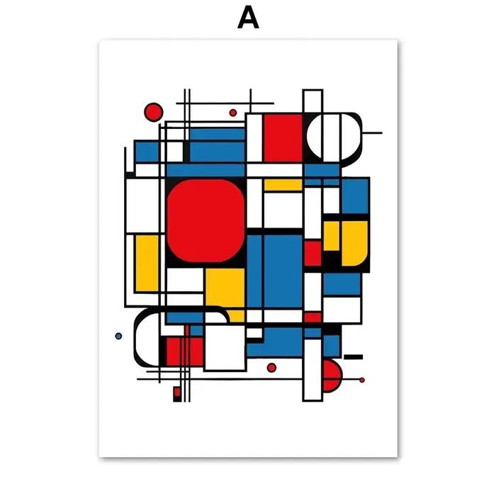 Art mural abstrait classique facilement