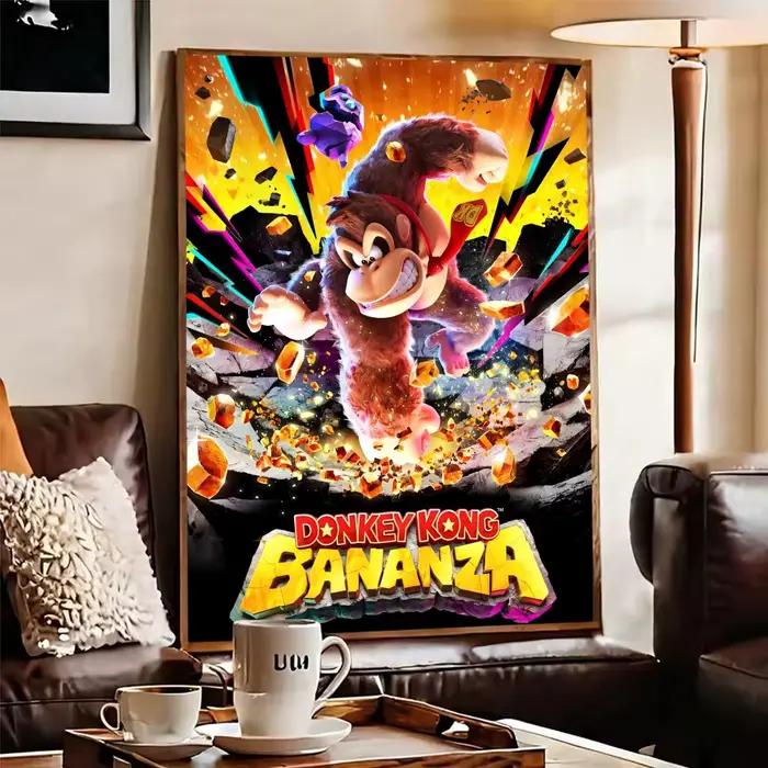 Affiche D-donkey Kong B-bananza