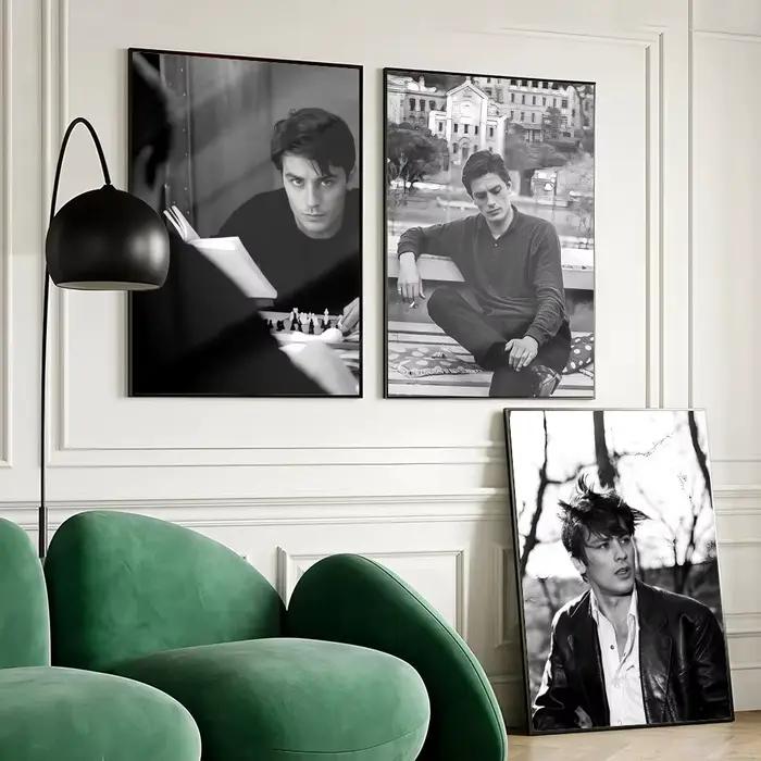 Affiche de l'acteur français A-Alain Delon