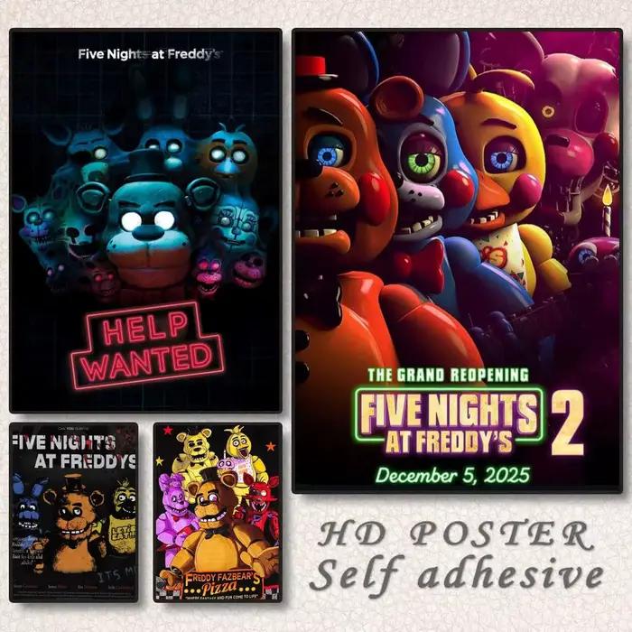 Affiche classique Fnaf Five-nights-At-Freddys