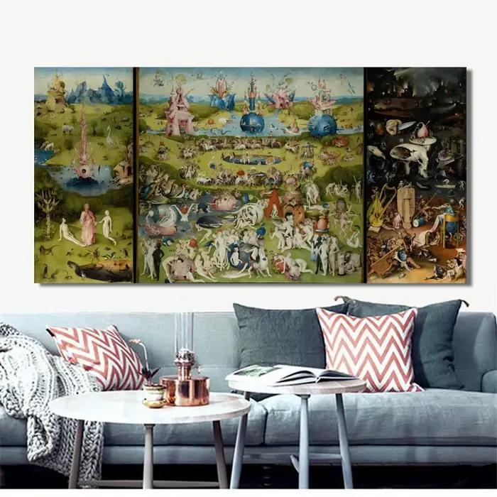 Bosch hiéonymus le jardin de la délice terrestre affiche