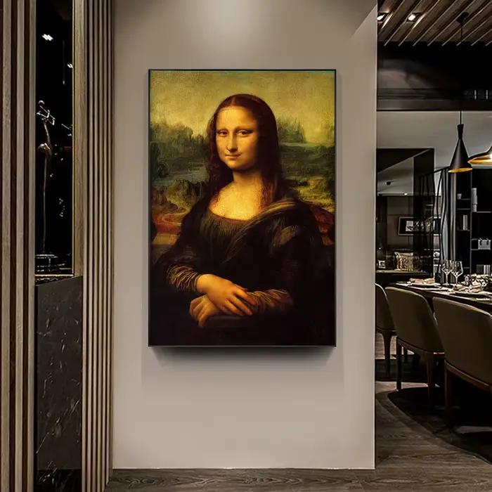 La Joconde célèbre toile d'art personnalisé par Leonardo Da Occasion i