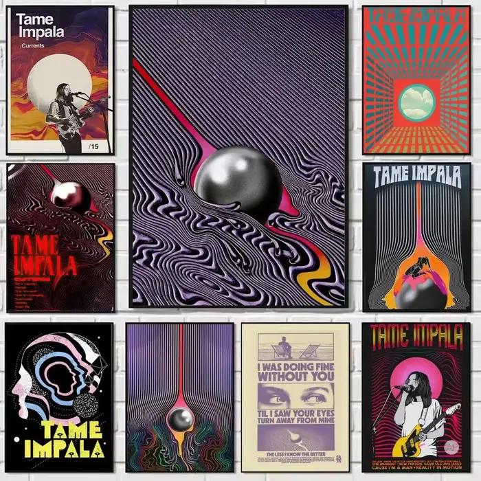 Affiche de currents t-tame i-impala