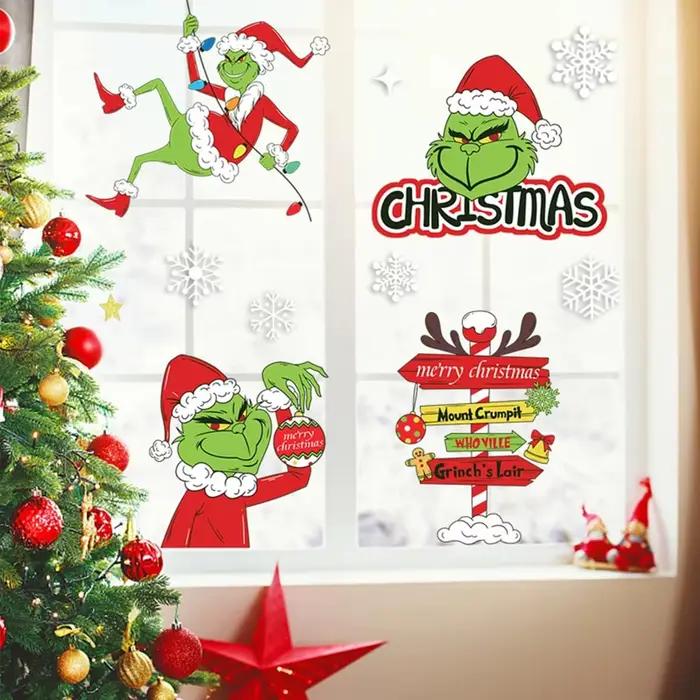 Autocollants de fenêtre de noël