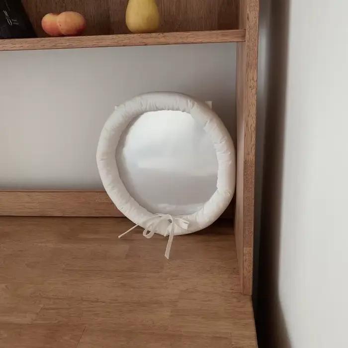 Miroir mural en tissu de coton