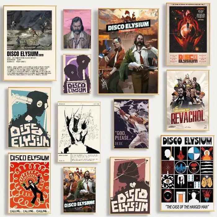 Affiche de jeu vidéo Disco Elysium