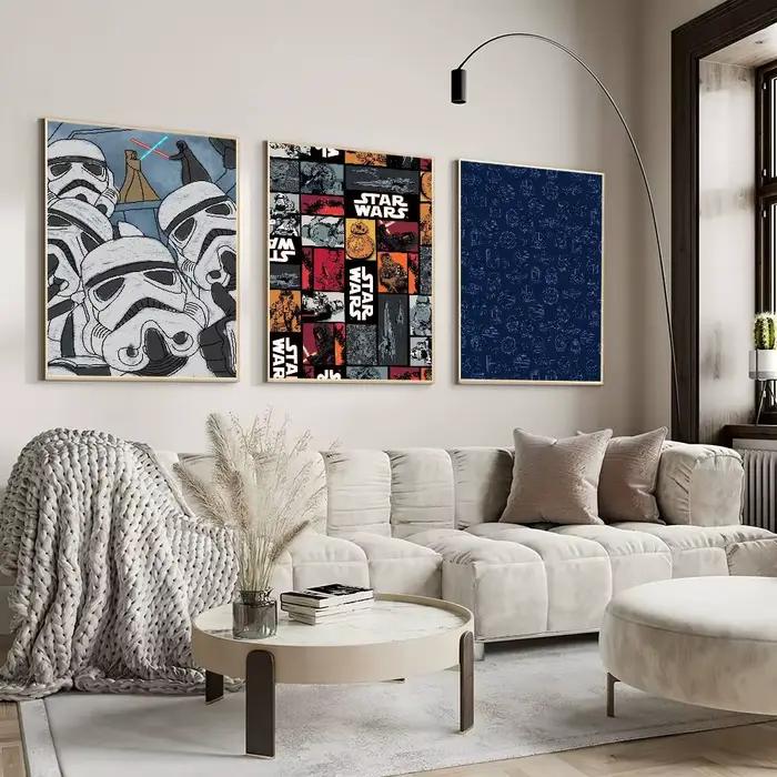 Affiche en toile « Cool Movie S-Star W-Wars-ES » pour la maison