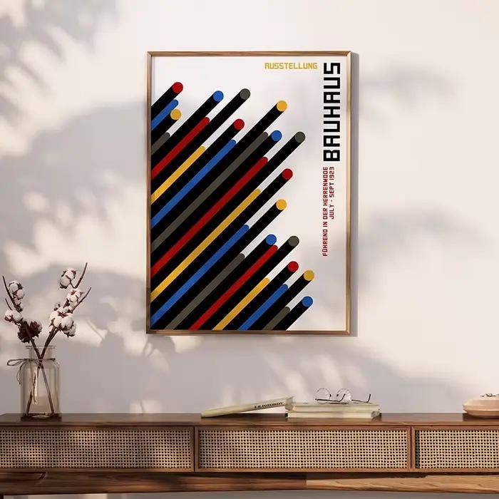 Affiche Premium yeux de Bauhaus