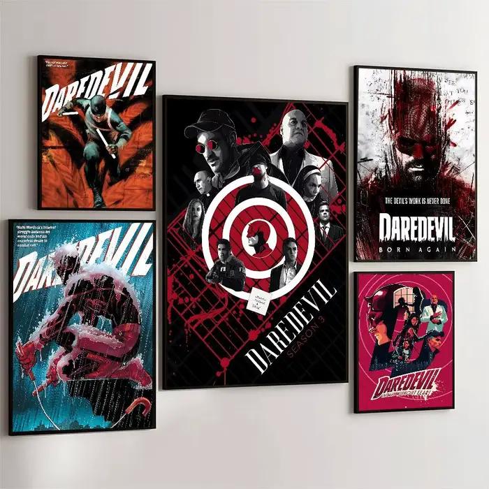 Affiche de film Cool Man D-Daredevil en papier blanc