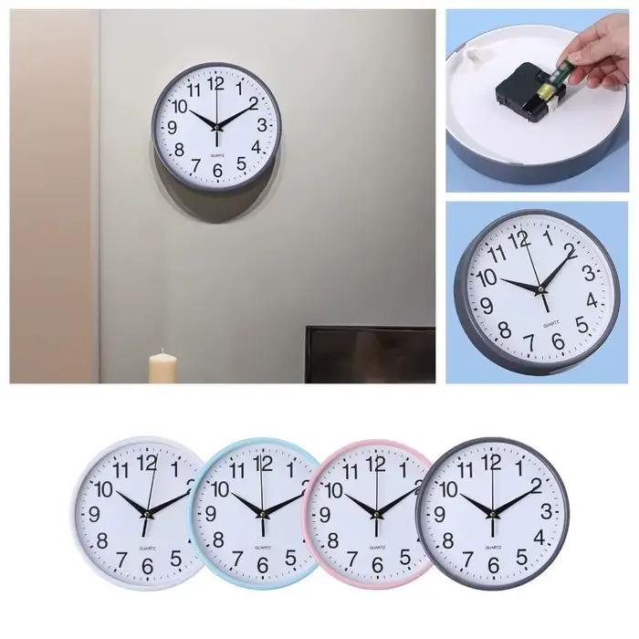 Horloge murale suspendue à piles