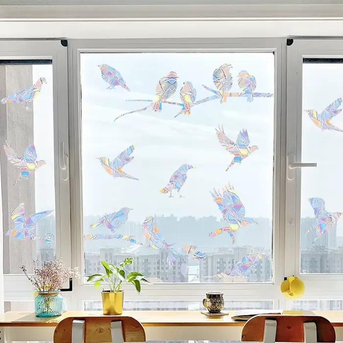 Autocollants oiseaux volants pour fenêtre