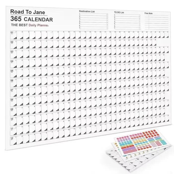 Calendrier mural 2026 nouvel