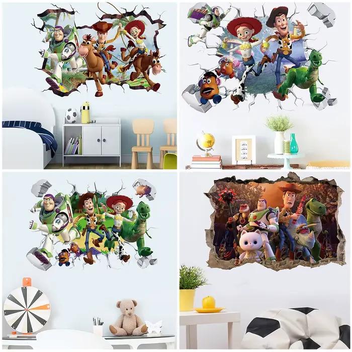Autocollants muraux de dessin animé Toy Story