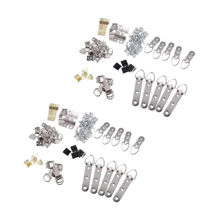280 pièces Kit de crochets de suspension pour cadres photo