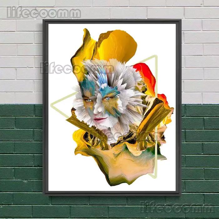 Toile d'art mural moderne abstrait