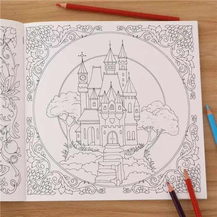 Version anglaise Worlds of Wonder Wonderful World Coloring Book Adult Decompression Graffiti Painting