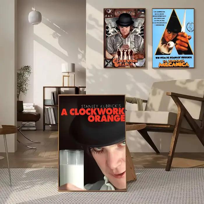 Affiche de film A-A Clockwork Orange avec impressions