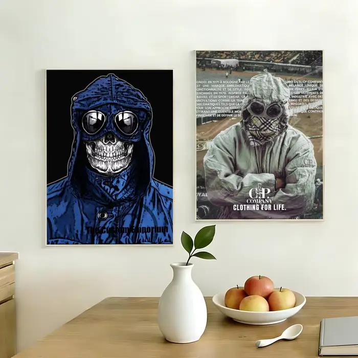 Fashion brand CP. Company Poster HD Self-Adhesive Waterproof Wall Art Easy to Apply Multi-Scene Decor