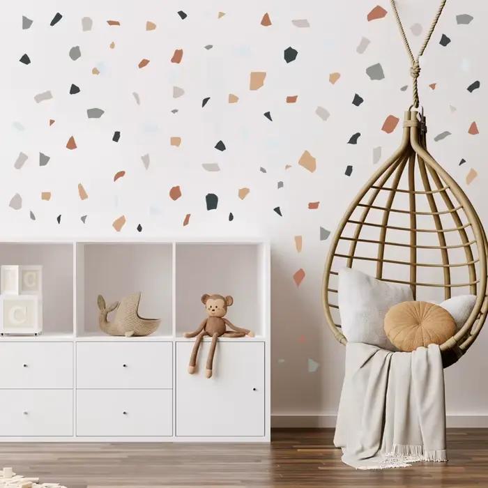 Autocollant mural en marbre pour salon et chambre à coucher