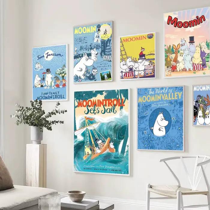Affiches de films classiques de dessins animés M-Moomin