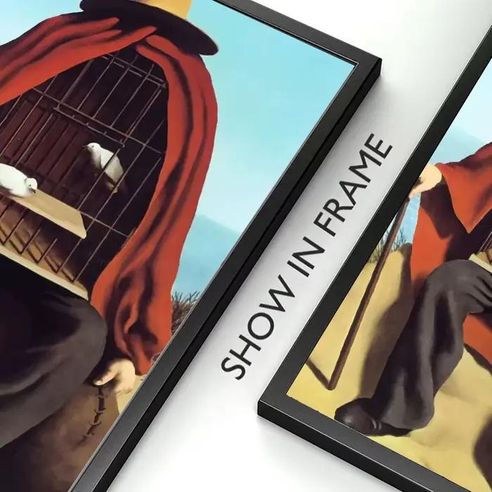 Rene Magritte-Peinture sur Toile avec Surréalisme