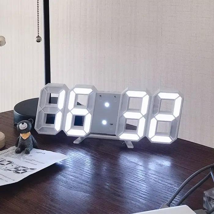 Horloge électronique Simple et lumineuse 3D