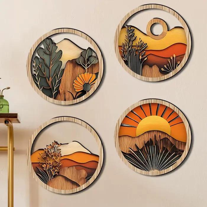 Décoration murale bohème pour salon