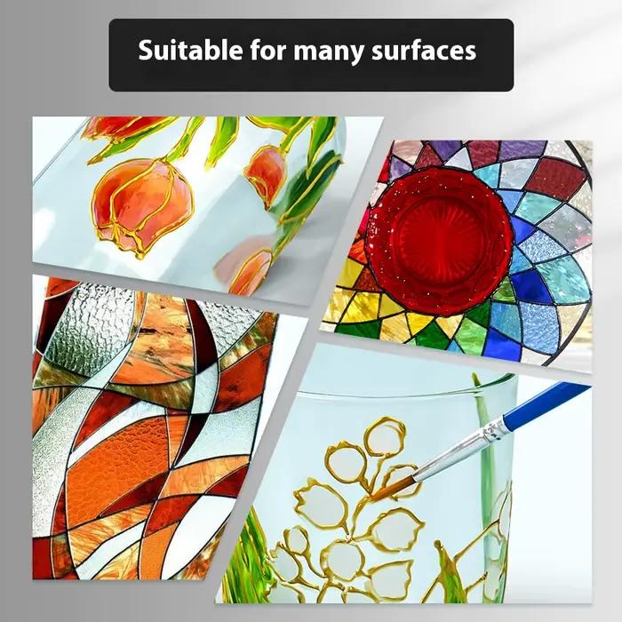 Peinture sur verre acrylique