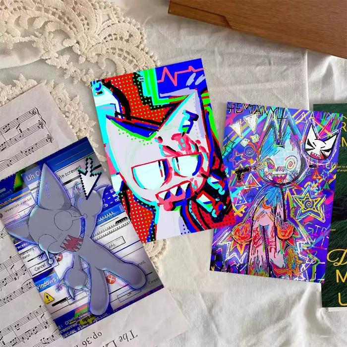 Affiche d'art autocollante amusante et mignonne F-Femtanyl
