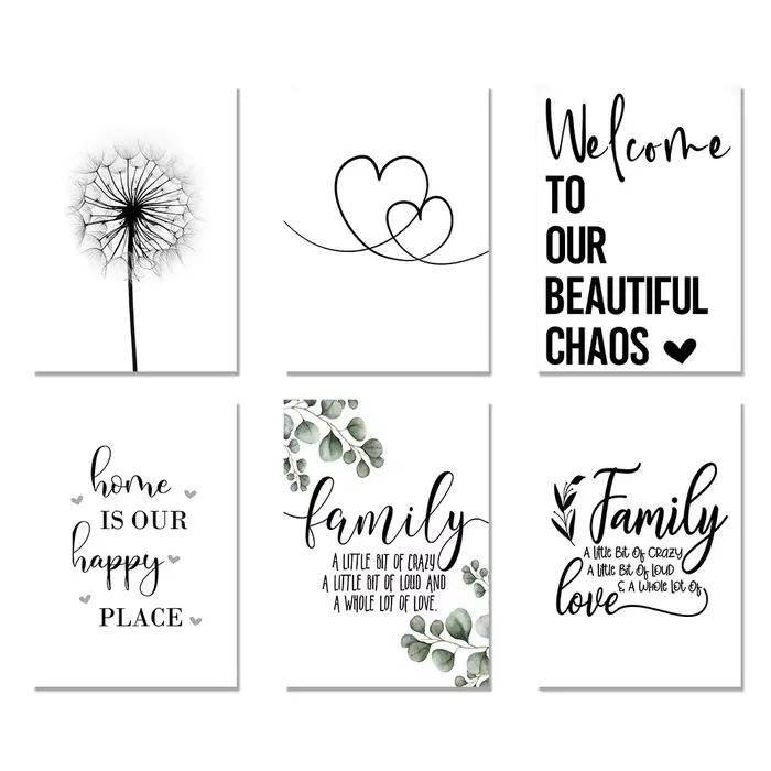 Happy Family Citation Wall Art