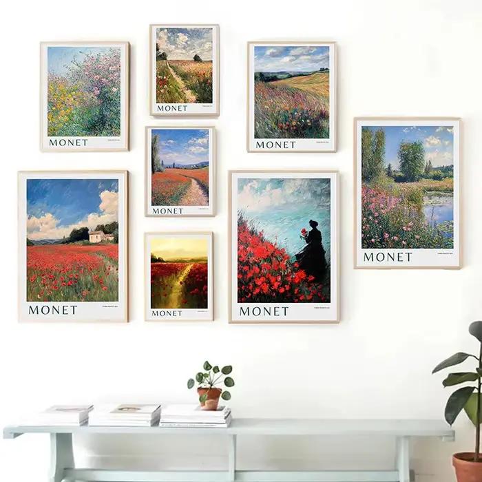 Monet – affiche de champ de coquelicot