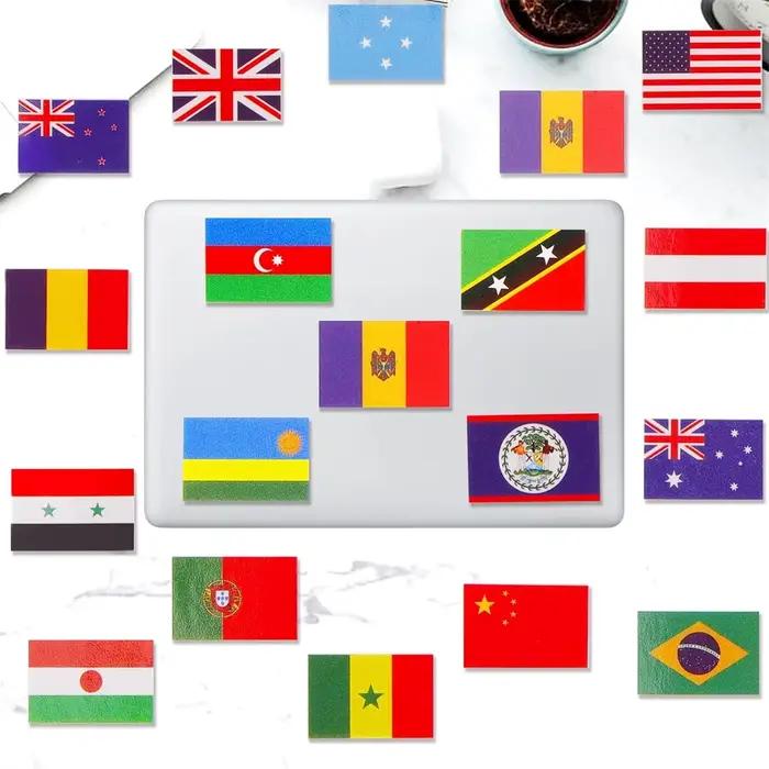 Autocollants drapeau du monde de 192 pays