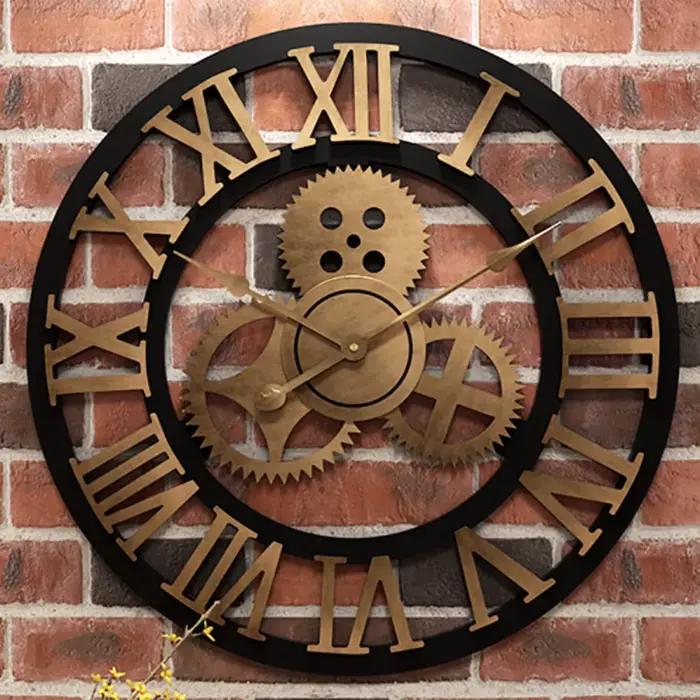Saat-Grande horloge murale vintage 3D