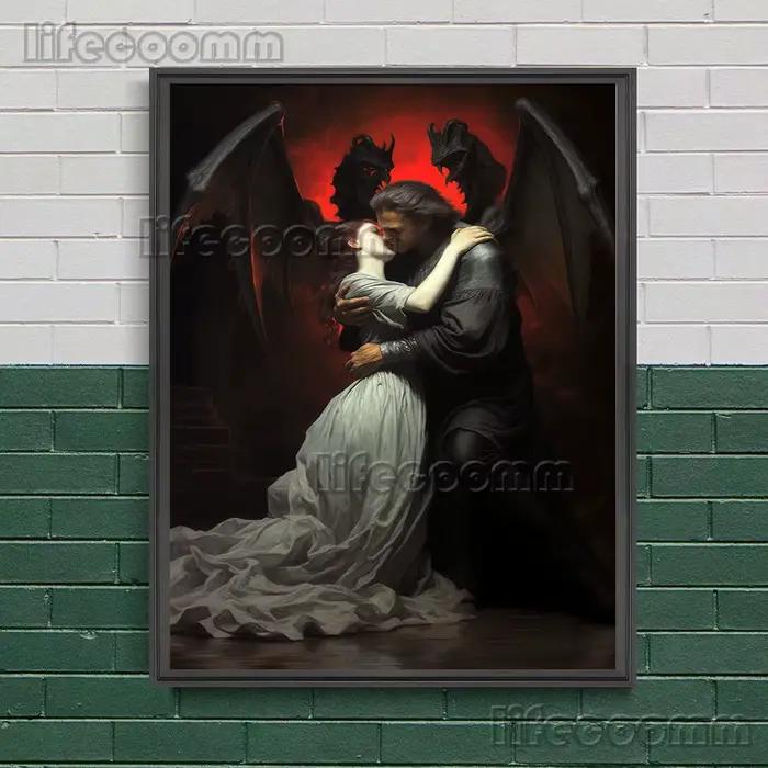 Affiche d'art de romance gothique
