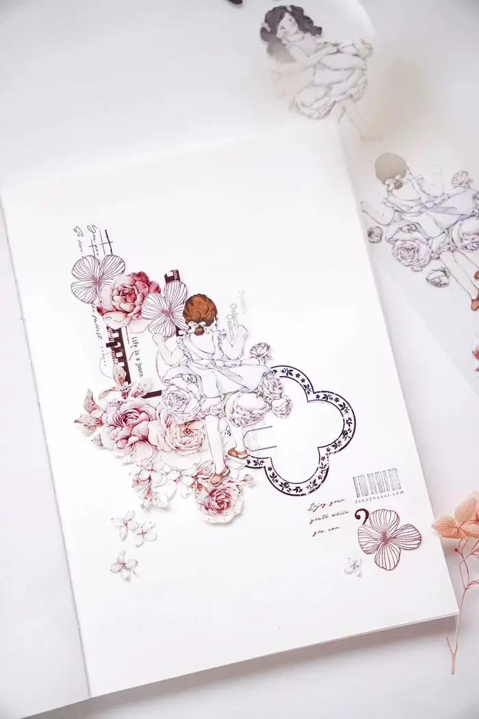 Jennyyuanzi-Cadres floraux vintage