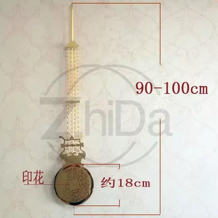Pendule de 6 pouces de long pour horloges mécaniques vintage - Accessoire pour grand horloge de sol