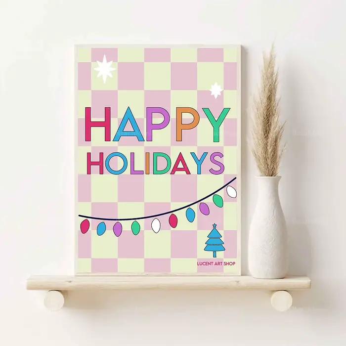 Affiche de joyeux Noël pour la décoration de la maison