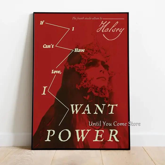 Affiche d'album de musique série Singer Halsey