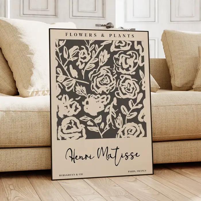 Affiches de peinture sur toile d'art mural nordique moderne