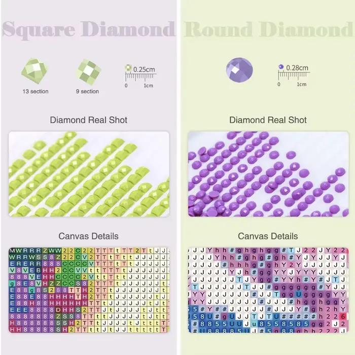 Peinture Diamant DIY Décoration Murale Cadeau, Art Graffiti Multicolore Effet Vapeur de Sucre Arc-en-ciel avec Plusieurs Crânes sur Fond Noir
