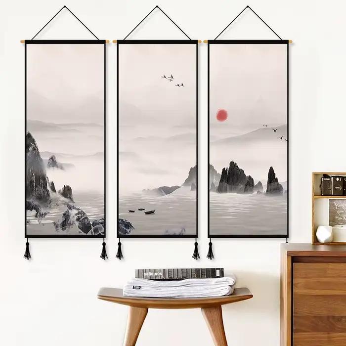 Peinture décorative de paysage chinois