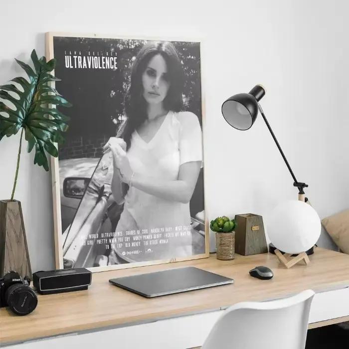 Lana Del Rey – affiche d'album de musique chaude