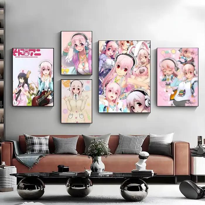S-Super S-Sonico – affiche murale imprimée