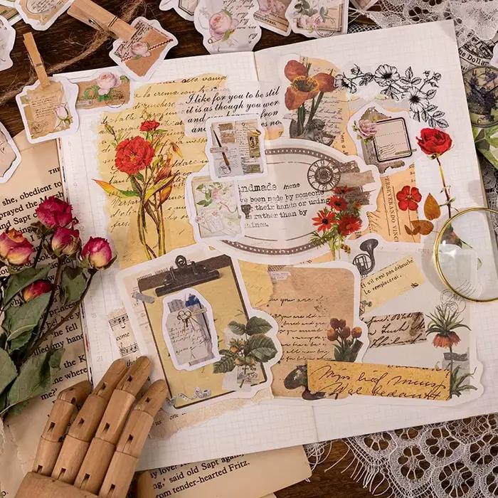 Étiquettes autocollantes Vintage INS