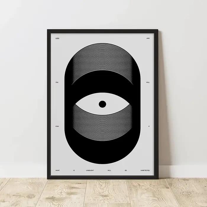 Affiche d'art abstrait classique