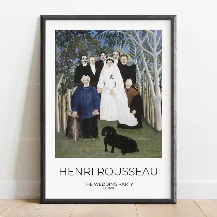 Affiche d'exposition d'art de peinture classique