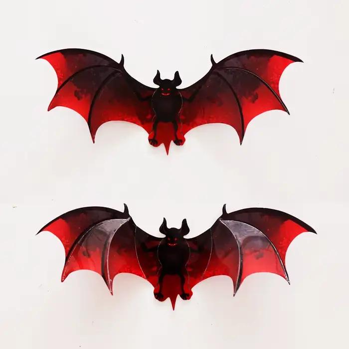 Autocollant mural chauve-souris 3D