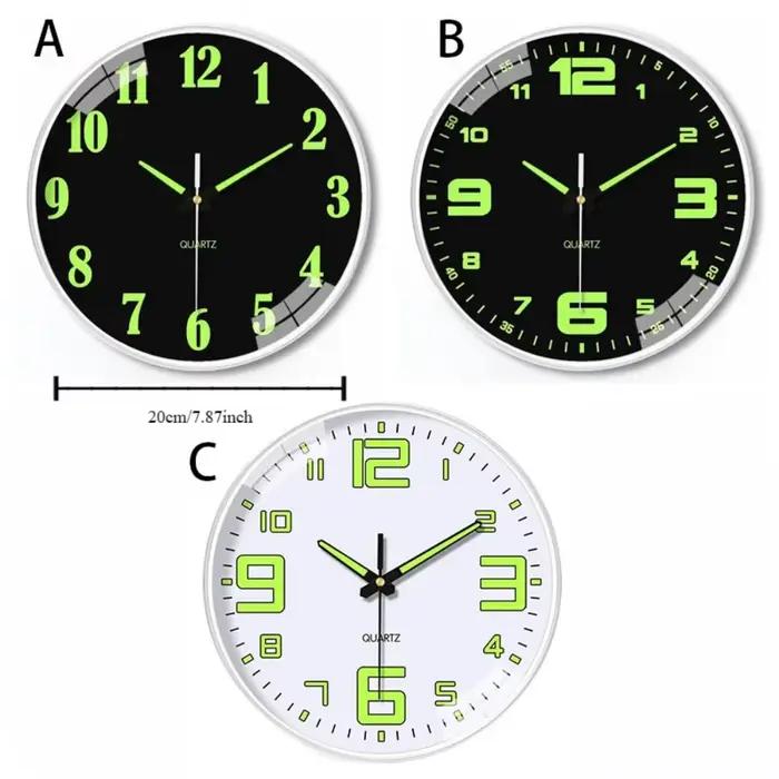 Horloge murale silencieuse à quartz pour la décoration du salon