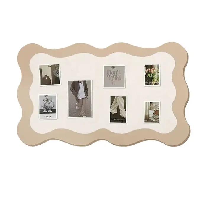 Sticker mural photo 60x40cm, auto-adhésif, sans perçage, tableau en feutre, facile à installer, tableau d'affichage, décoration de salon, chambre à coucher, bureau
